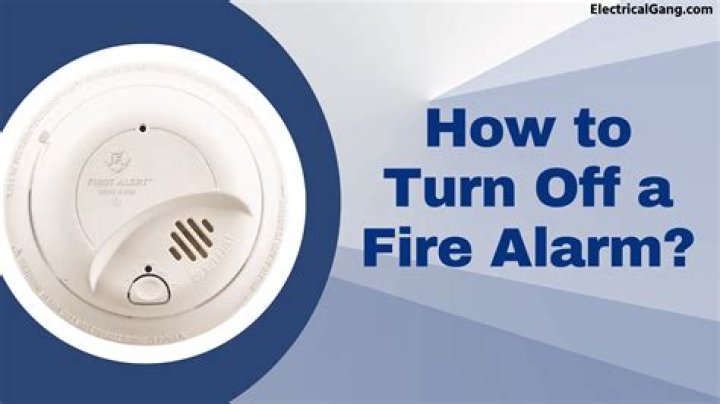 【How-to】How to turn off fire alarm