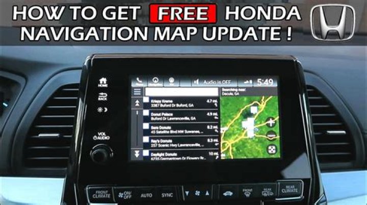 【How-to】How to Update Your Honda Navigation System Maps