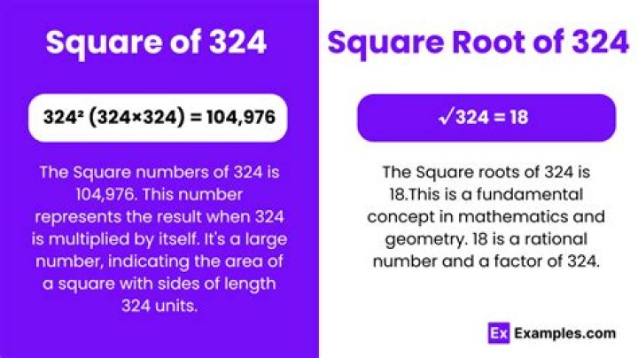 【How-to】Is 324 a square number
