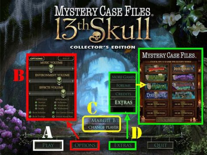 How to solve Mystery Case Files 13th Skull?