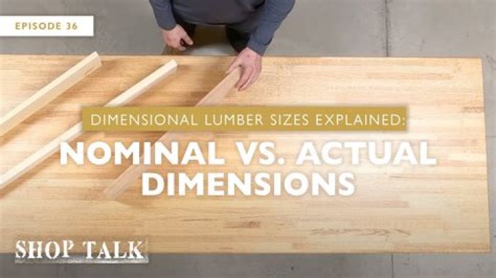 【How-to】What are the true dimensions of a 1x6