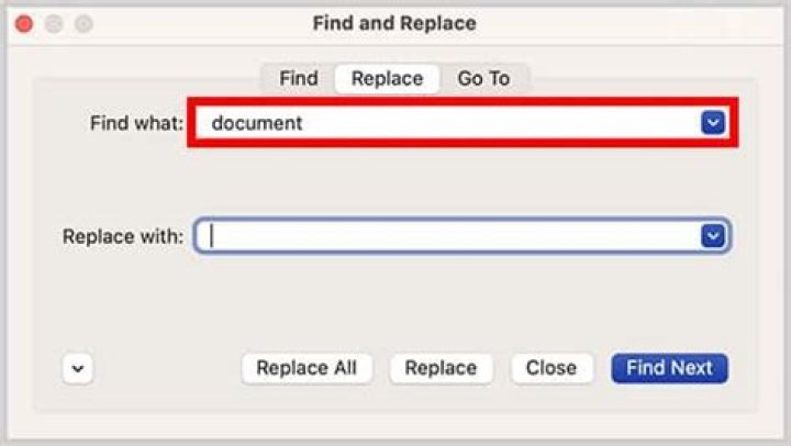 【How-to】What happens when you click the more button in the find and replace dialog box