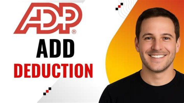 【How-to】What is deduction code adp