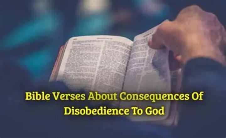 【How-to】What scripture talks about disobedience