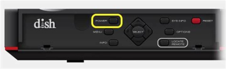 【How-to】Where is system info button on dish receiver