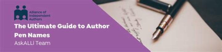 【How-to】Why do authors use pen names