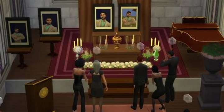 Is there a cemetery in Sims 2?