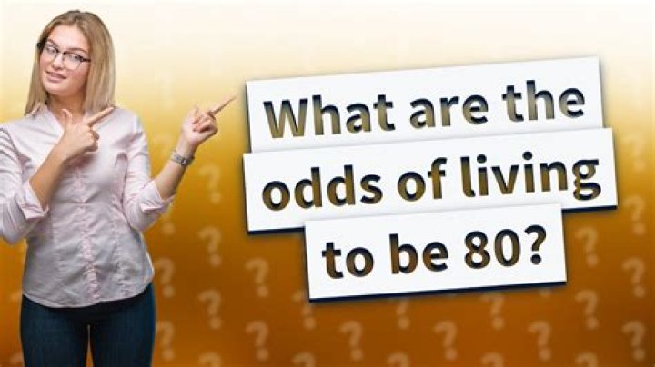 What are my odds of living to 80?