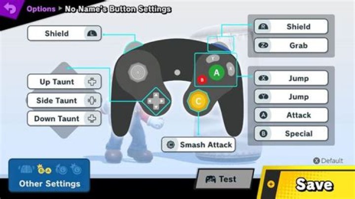 What are the controls for Super Smash Bros switch?