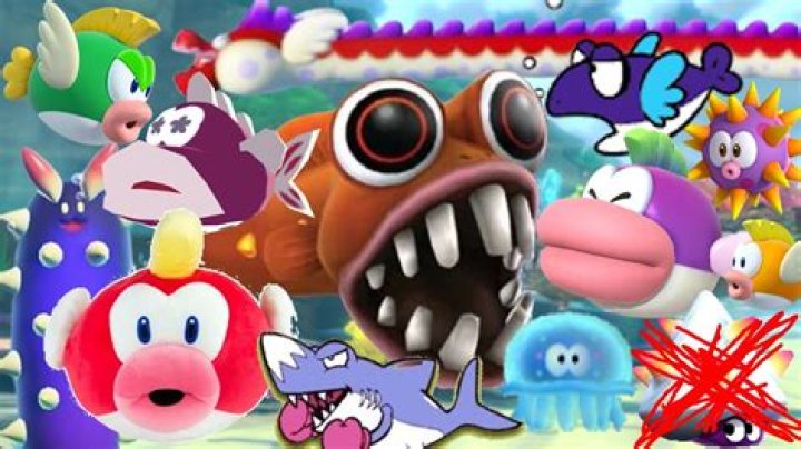 What are the skeleton fish in Mario called?