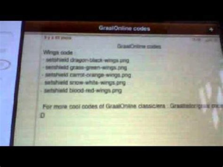 What are the status codes for the graalonline era?