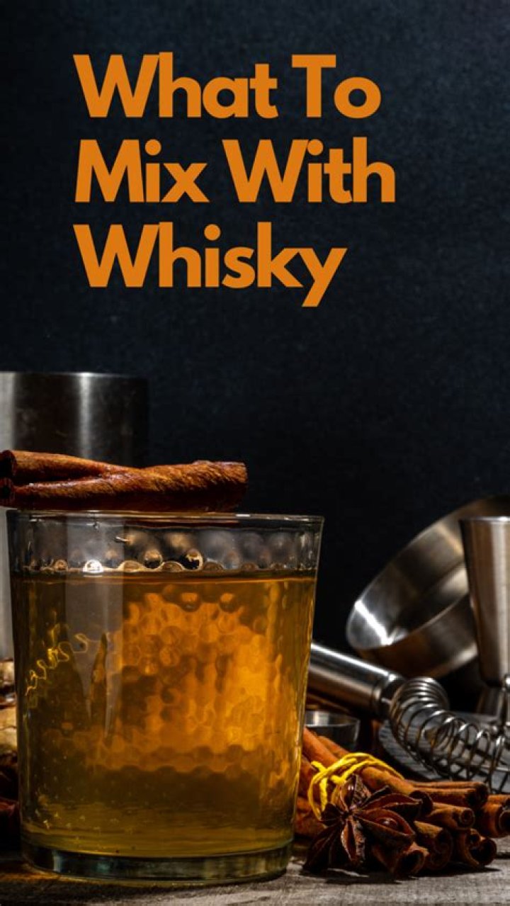 What can I mix with whiskey?