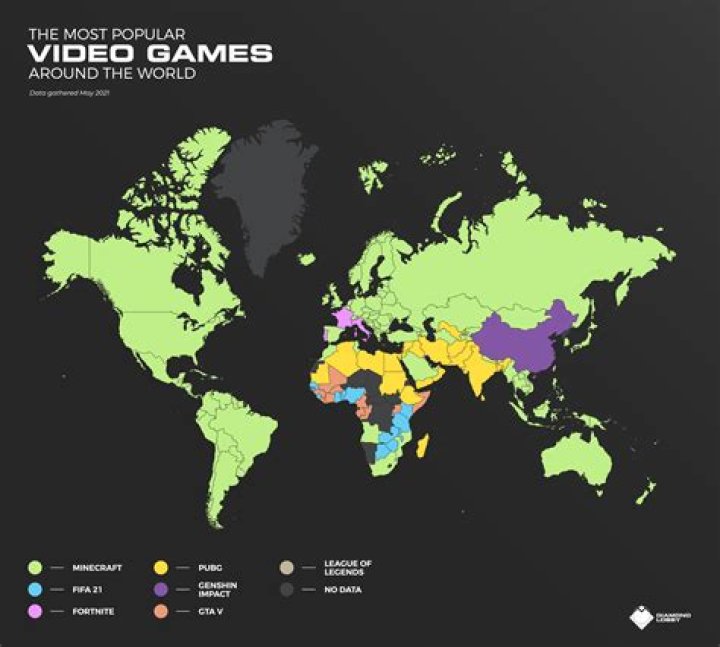 What countries are video games most popular?