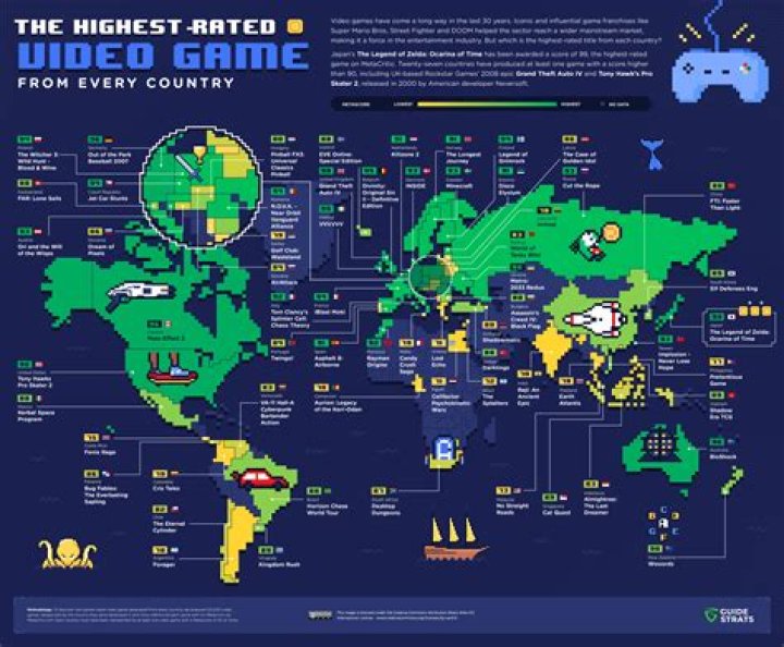 What country creates the most video games?