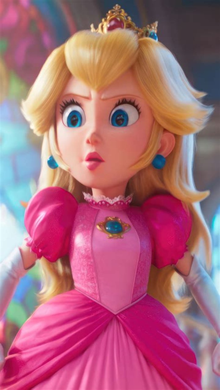 What does Princess Peach do in Super Mario Bros?