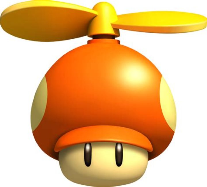 What does the Propeller Mushroom do in Mario?