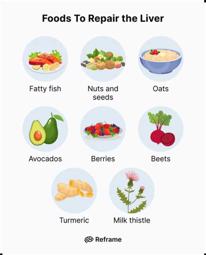 What foods help repair the liver?