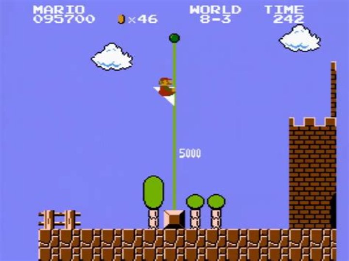 What happens when you beat Super Mario Bros hard mode?