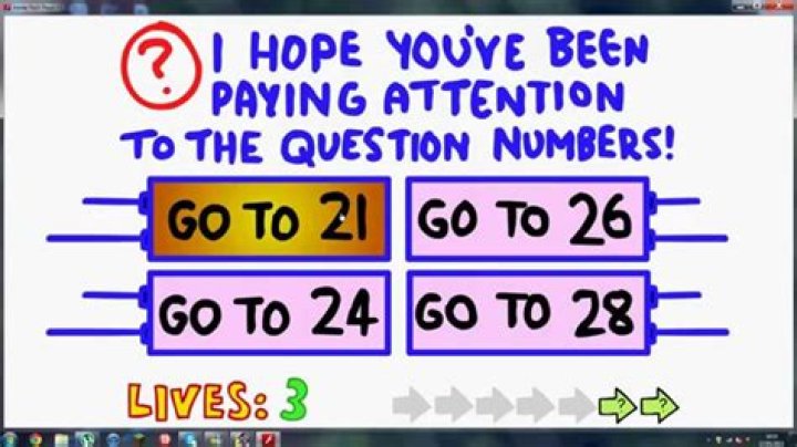 What is the answer to number 16 on the impossible quiz?