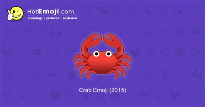 What is the crab Emoji?