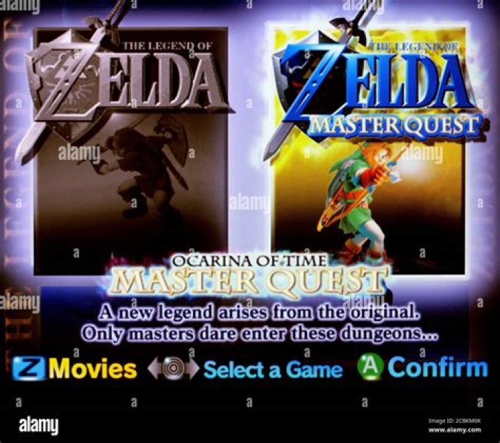 What is the difference between Ocarina of Time and Ocarina of Time Master Quest?