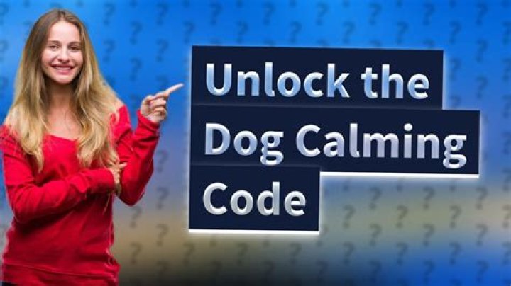 What is the dog calming code?