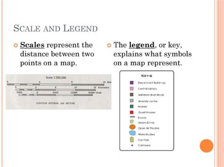 What is the importance of the legend or key in a map?