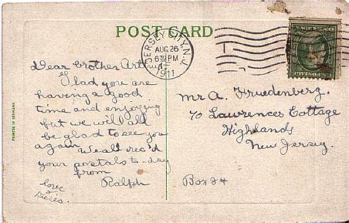 When did postcards go to 2 cents?