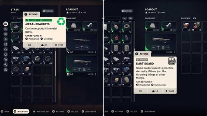 When do you find items in a castaway?