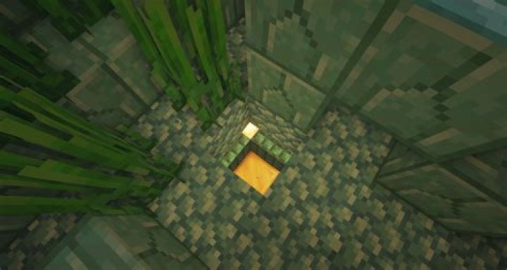 Where are the gold blocks in the ocean monument?