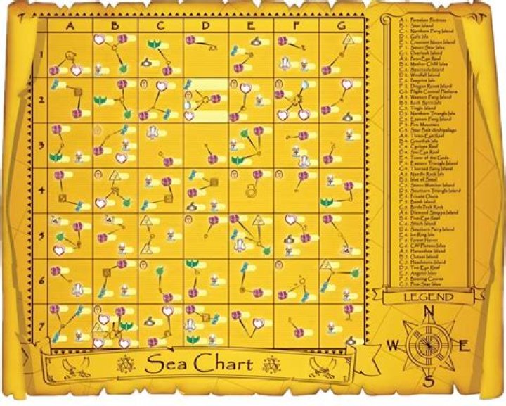 Where do you find Triforce Chart in Wind Waker?