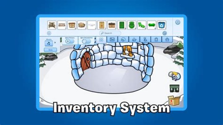 Where is my Igloo inventory on Club Penguin?