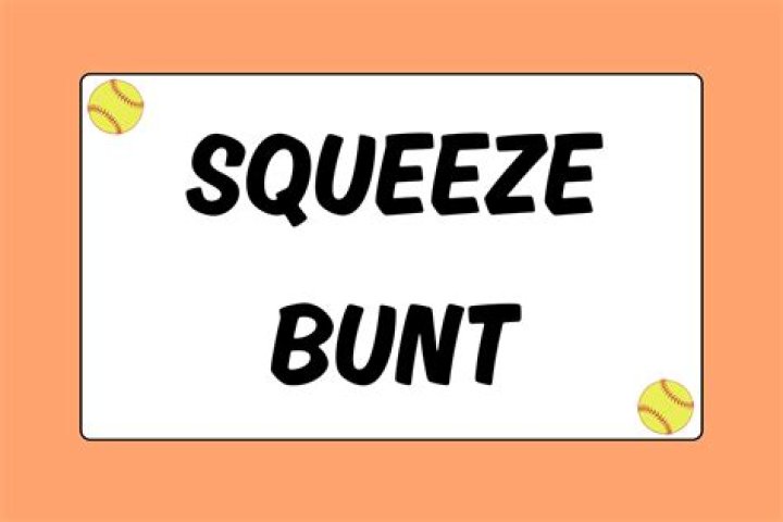 Where is the bunt on a squeeze?