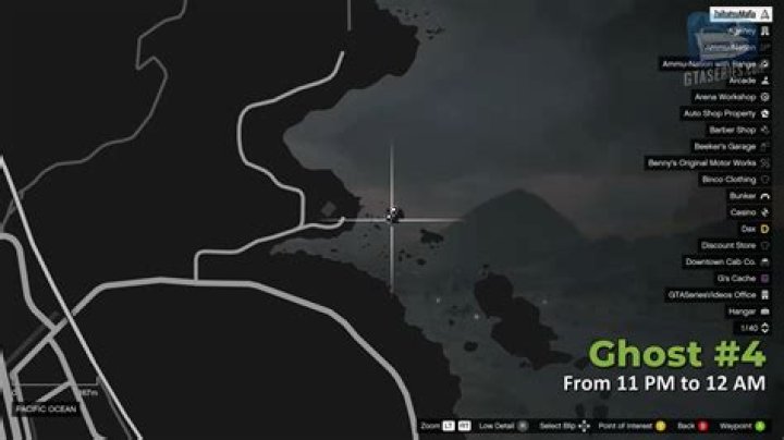 Where is the ghost ship map?