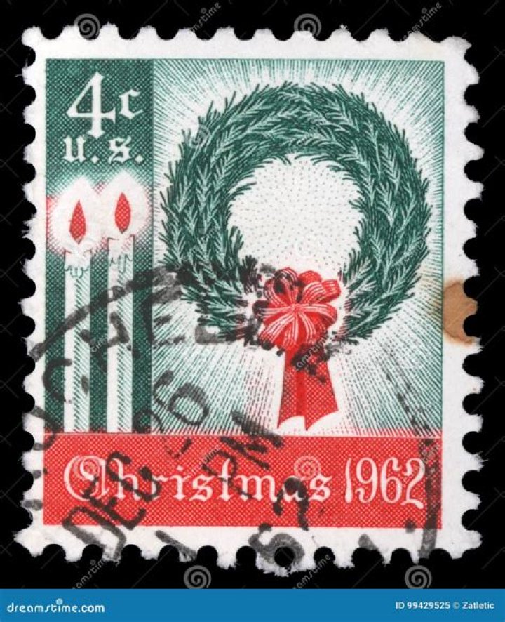 Where was the first Christmas postage stamp issued?