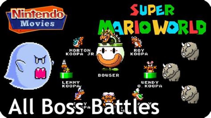 Who are all the miniboss in Mario World?