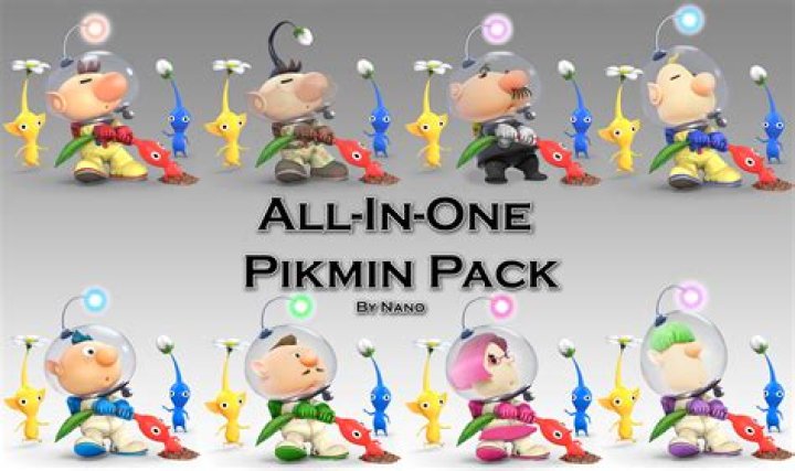 Who are the Pikmin characters in Super Smash Bros?