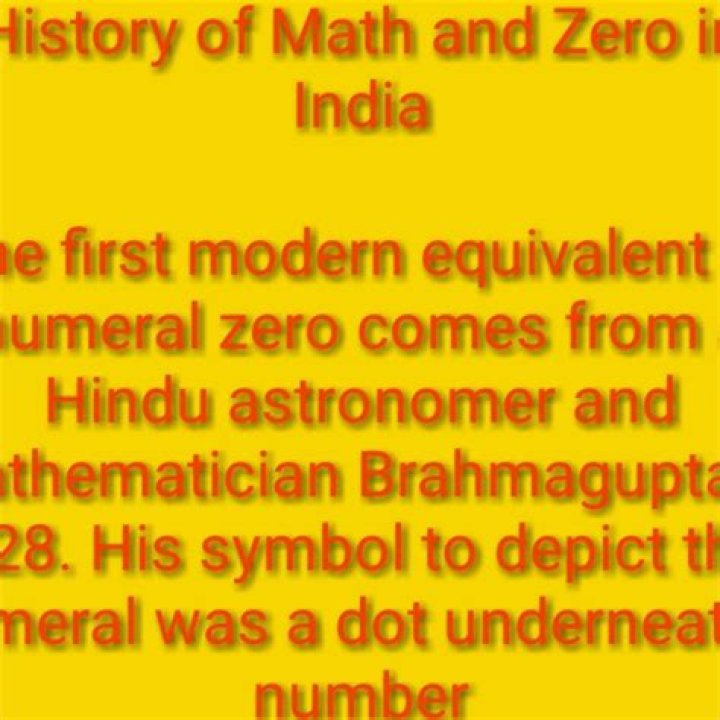 Who found zero in India?