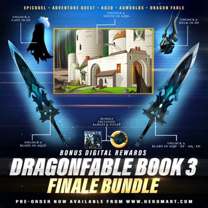 Who is ash Dragonblade in DragonFable Book 1?