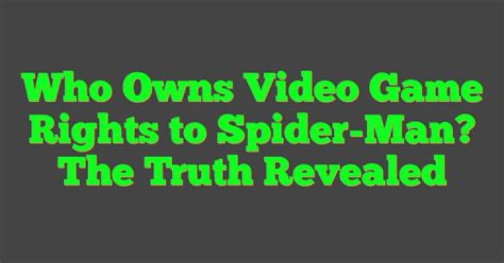 Who owns the rights to a video game?