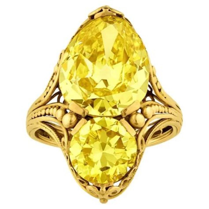 Who wore the yellow Tiffany diamond?