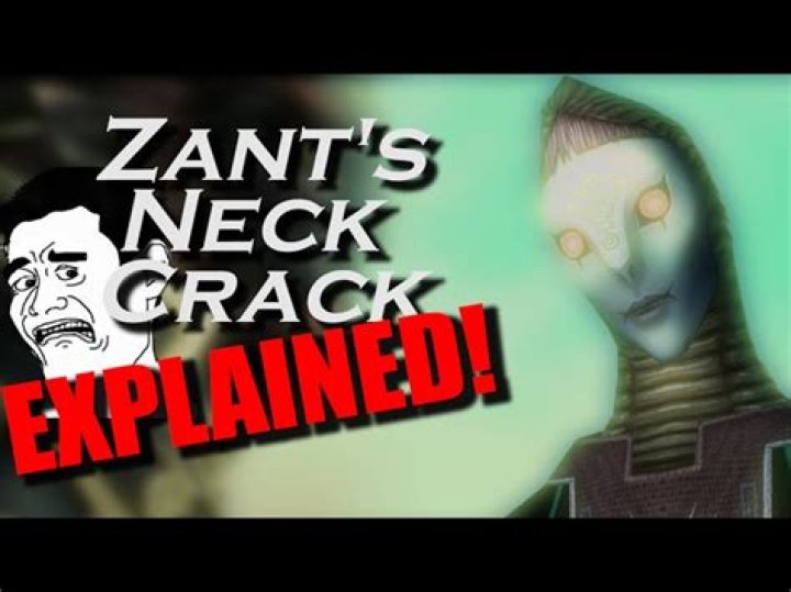 Why did Zant crack his neck?
