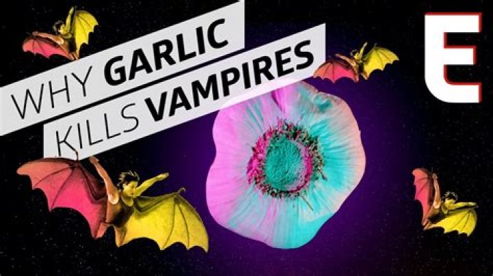 Why is garlic bad for vampires?