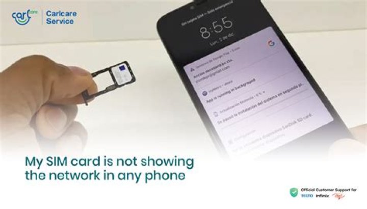 Why is my sim card not working on my Android phone?