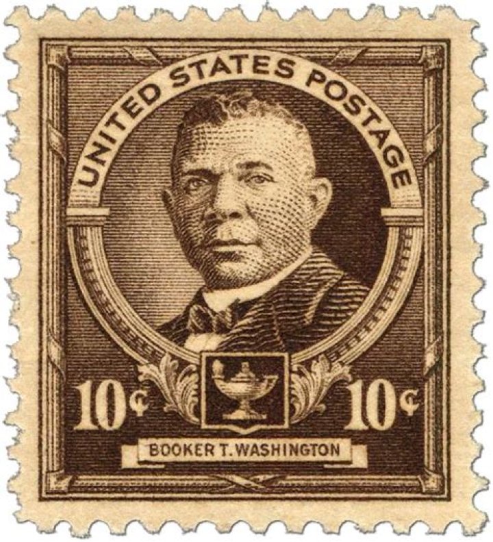 Why was Booker T Washington on a stamp?