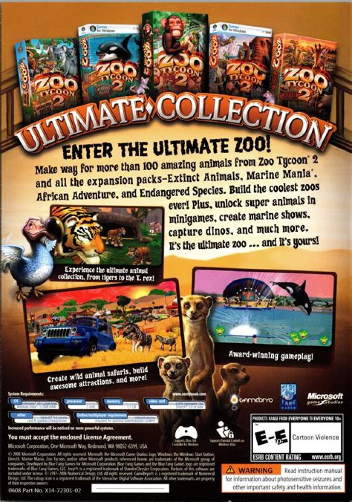 Will Zoo Tycoon work on Windows 7?